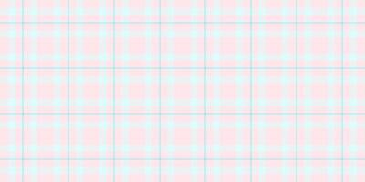 Skirt texture background fabric, aged tartan check . 1960s plaid textile pattern seamless in white and light colors. vector