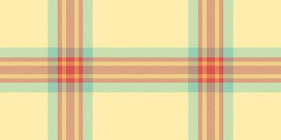 Pastel plaid pattern in soft peach, pale mint, and muted orange. Ideal for textile design, backgrounds, or website graphics. vector