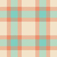 Seamless plaid pattern with pastel colors. A versatile design with a woven fabric look, perfect for backgrounds, textiles, or digital art projects. vector