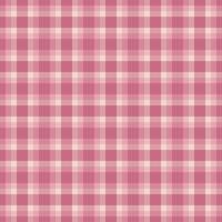 Classic plaid pattern in shades of pink. Versatile textile design for backgrounds, apparel, crafts, digital artwork. Seamless repeatable square texture. vector