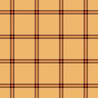 Clean, simple plaid pattern in warm tones. A versatile background for textiles, designs and more. Evokes tradition, comfort, and cozy themes. vector