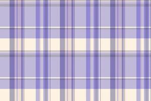 Horizon plaid pattern fabric, good textile background. Hounds tooth check tartan seamless texture in indigo and old lace colors. vector