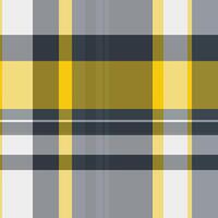Striking yellow and grey plaid pattern. Perfect for textile designs, website backgrounds, or fashion projects. This modern, geometric textile design offers a sophisticated yet playful feel. vector