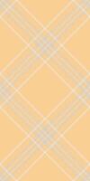 Rough fabric textile , tee background tartan texture. Linear pattern plaid seamless check in light and amber colors. vector