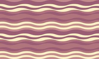 Serene wave pattern in muted mauve and cream tones. Perfect for backgrounds, textiles, or website design. Evokes calmness and fluidity. vector