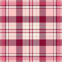 Elegant pink and burgundy plaid pattern. Perfect for textile design, fashion, wrapping paper, or website backgrounds. This seamless texture offers a sophisticated and versatile aesthetic. vector