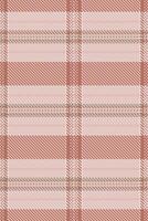 Elegant blush pink and terracotta plaid pattern. Perfect for textile design, fashion, home decor, and website backgrounds. Subtle texture adds visual interest. vector