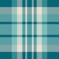 Classic plaid pattern in shades of teal. Texture evokes warmth and comfort. Use for backgrounds, apparel, crafts, or adding a traditional, refined touch. vector