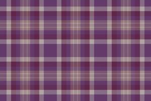 Subtle purple and beige plaid pattern. Perfect for textile design, website backgrounds, or crafting projects. Evokes a feeling of warmth and sophistication. Ideal for autumnal or vintage themes. vector