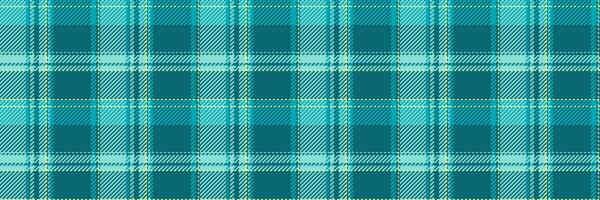 Seamless teal and mint green plaid pattern. Perfect for textile design, website backgrounds, or fashion projects. This vibrant, textured image evokes feelings of freshness and tranquility. vector