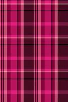 Vibrant pink and dark magenta plaid pattern. Perfect for fashion, textile, and web design projects. vector