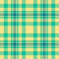Vibrant teal and yellow plaid pattern. Perfect for textile design, fashion, websites, or packaging. A cheerful, refreshing design that evokes feelings of summer and optimism. vector