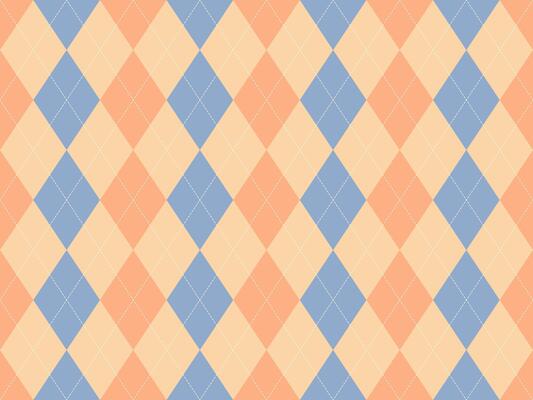 Elegant pastel argyle pattern. Perfect for backgrounds, textiles, or website design. Subtle texture and soft color palette evoke feelings of sophistication and calm.