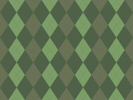 Elegant green argyle pattern background. Perfect for website design, textile prints, or adding a touch of sophisticated texture to your projects. vector