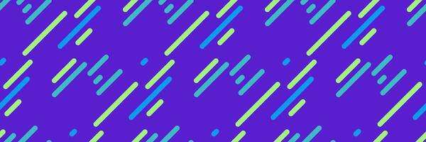 Vibrant abstract background with diagonal lines in shades of blue and green on a purple backdrop. Perfect for modern designs, websites, presentations, and social media. vector