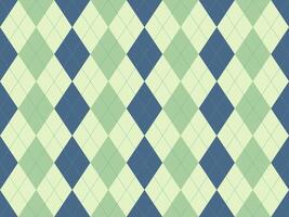 Elegant argyle pattern in soft blue, green, and pale yellow. Perfect for backgrounds, textures, or design projects needing a sophisticated and timeless touch. vector