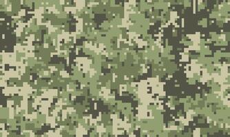 Abstract digital camouflage pattern. Versatile pixelated design ideal for backgrounds, textiles, or militarythemed projects. vector