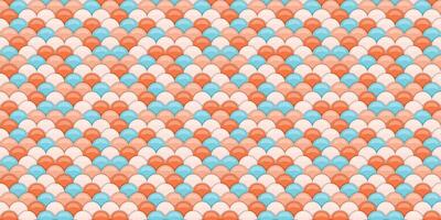 Abstract pastel seamless pattern. Scaly, overlapping circles create a soft, textured design ideal for websites, branding, and textile prints. Evokes feelings of calm, serenity, and subtle elegance. vector