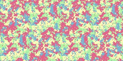 Abstract pastel camo pattern. Perfect for fashion, textile design, or vibrant backgrounds. This playful, pixelated design offers a unique blend of camouflage and soft colors. vector