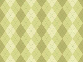 Elegant argyle pattern in soft olive and beige hues. Perfect for backgrounds, textiles, and branding projects seeking a sophisticated and timeless aesthetic. vector