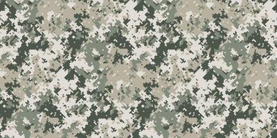 Abstract digital camouflage pattern. Versatile neutral tones ideal for backgrounds, textures, or militarythemed designs. vector