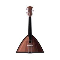 Balalaika Classical String Musical Instrument Flat Style Illustration on White Background vector