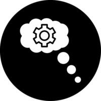Proof of Concept Validation Stage Glyph Circle Inverted vector
