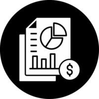 Certificate Award Document Glyph Circle Inverted vector
