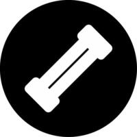Fuse Protection Device Glyph Circle Inverted vector