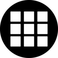 Squares Geometric Shapes Glyph Circle Inverted vector