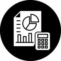 Working Together Collaboration Glyph Circle Inverted vector