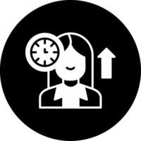 Technical Student Engineering Learner Glyph Circle Inverted vector