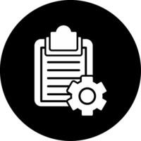 Diploma Selection Qualification Choice Glyph Circle Inverted vector