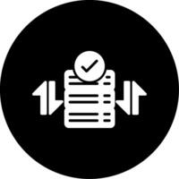 Proxy Server Function Glyph Circle Inverted vector