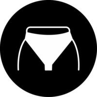 Hips Hip Area Glyph Circle Inverted vector