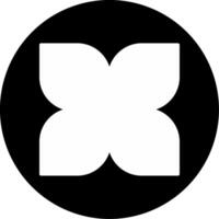 Diagram Structure Design Glyph Circle Inverted vector
