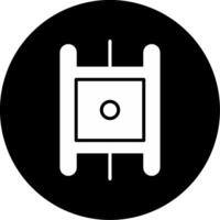 Dinoflagellate Biddulphia R Glyph Circle Inverted vector