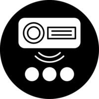 Color Sensor Color Detection Tool Glyph Circle Inverted vector