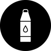 Water Freshwater Conservation Glyph Circle Inverted vector