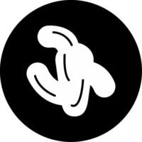 Ginger Spicy Root Glyph Circle Inverted vector