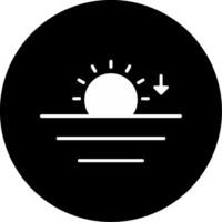Trees Natural Canopy Glyph Circle Inverted vector