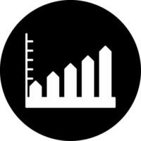 Bar Chart Visualization Glyph Circle Inverted vector
