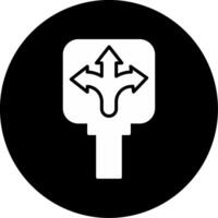 Signal Communication Marker Glyph Circle Inverted vector