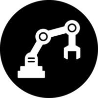Technical Issue System Problem Glyph Circle Inverted vector