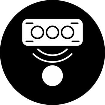 Color Sensor Color Detection Device Glyph Circle Inverted vector