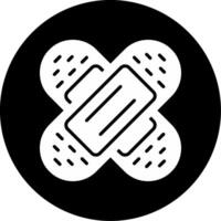 Strip Medical Test Strip Glyph Circle Inverted vector