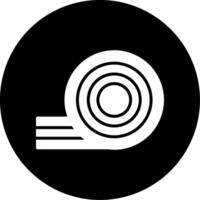 Insulating Tape Use Glyph Circle Inverted vector