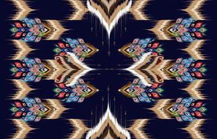 Tribal striped seamless pattern. Aztec geometric background. Can be used in textile design, web design for making of clothes, accessories, vector
