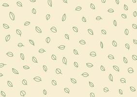 Leaf background pattern. hand drawn seamless pattern. Leaf background for fabric design, textile print, wrapping paper, cover. illustration. vector