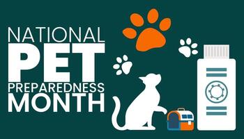 Pets Are Family, Make Them Part of Your Emergency Plan vector